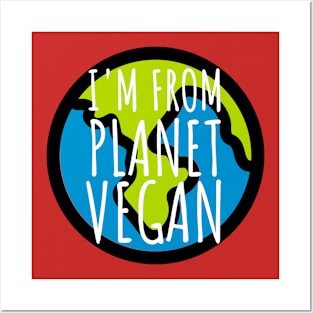 Vegan Planet Posters and Art